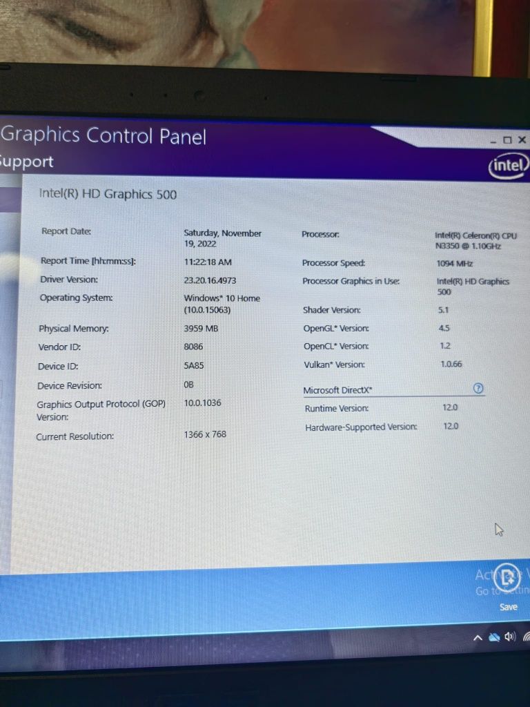 Vând laptop Asus Laptop ASUS X541NA cu procesor Intel® Celeron® N3350