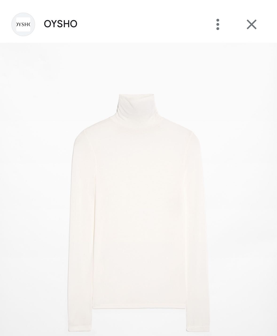 Блуза с 10% Кашмир Oysho