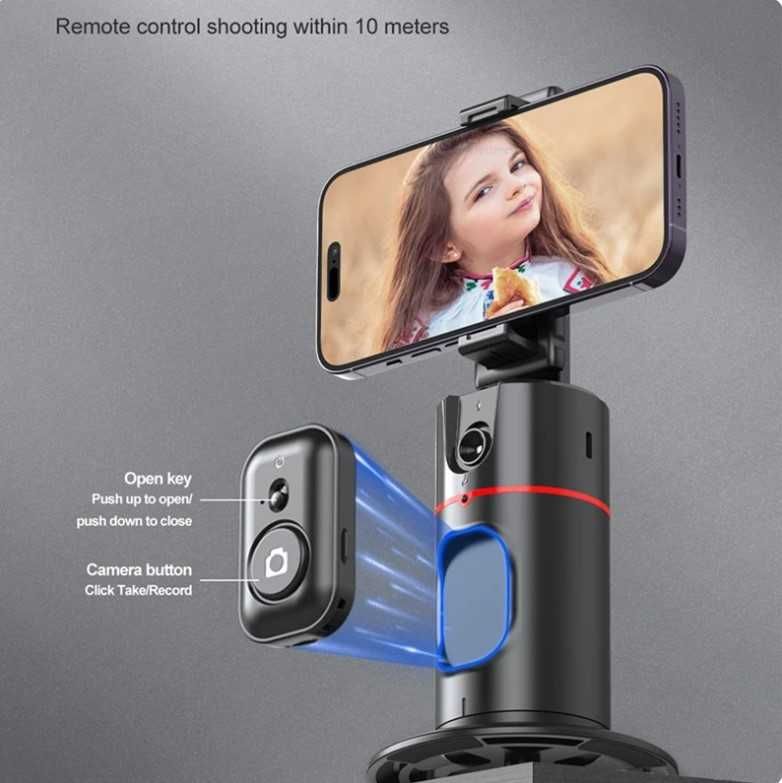 Stabilizator Gimbal Telefon cu Urmarire faciala pt Video Vlogging