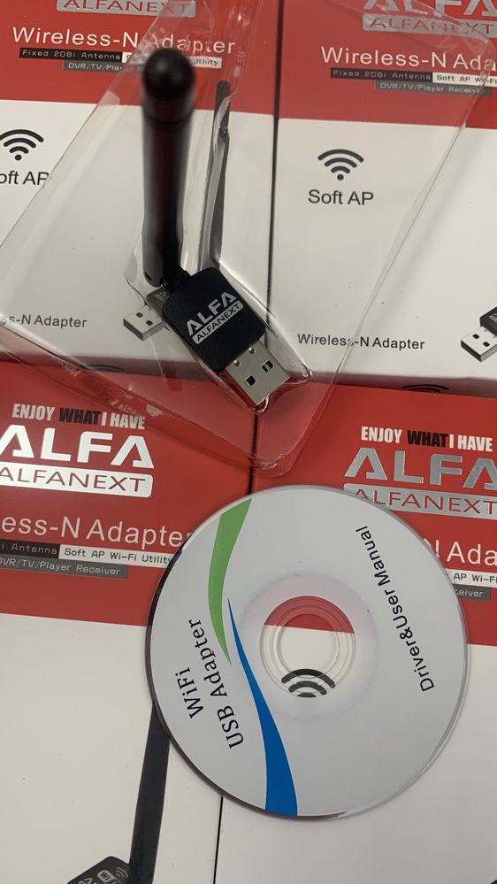 WiFi адаптер USB Wrieless-N Adapter с антенной вай фай/вайфай