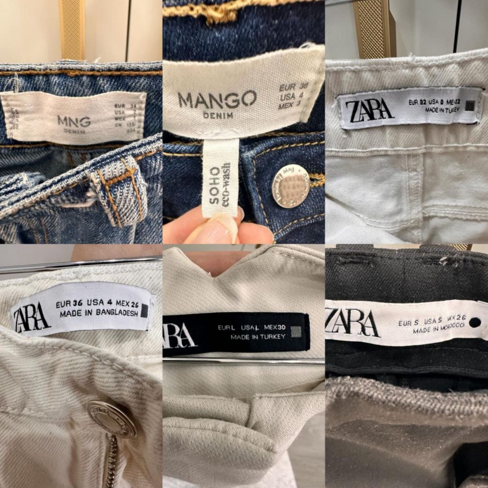 Джинсы и брюки Mango Zara