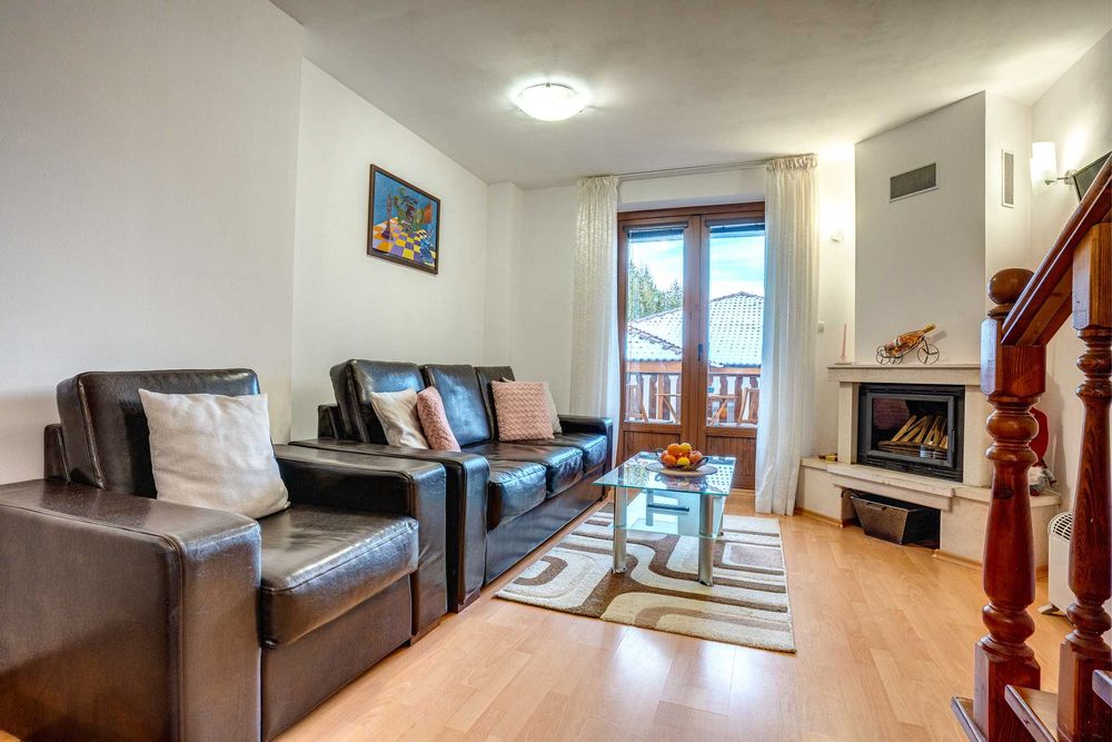 Мезонет с 2 спални MyPlace_Pamporovo, камина, комфорт и уют в Родопите