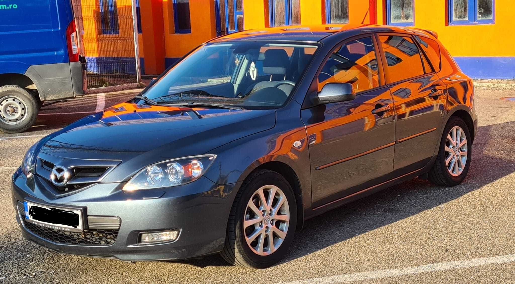 Mazda 3 BK, 1.6 benzină, 2008 – Xenon, scaune încălzite, întreținută.