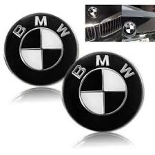 Embleme BMW Seria 1/3/5/7 Negru Total sau Alb/Negru