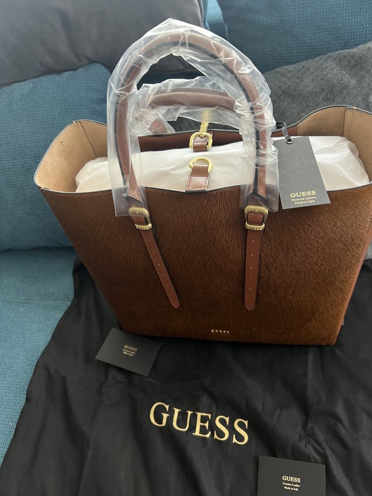 Чанта Guess Lady Lux real brown.100% оригинал.Нова с всички етикети.