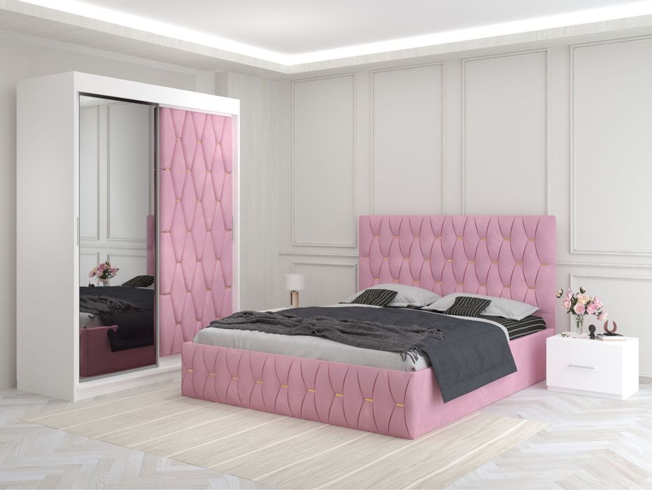 Set mobila dormitor tapitat