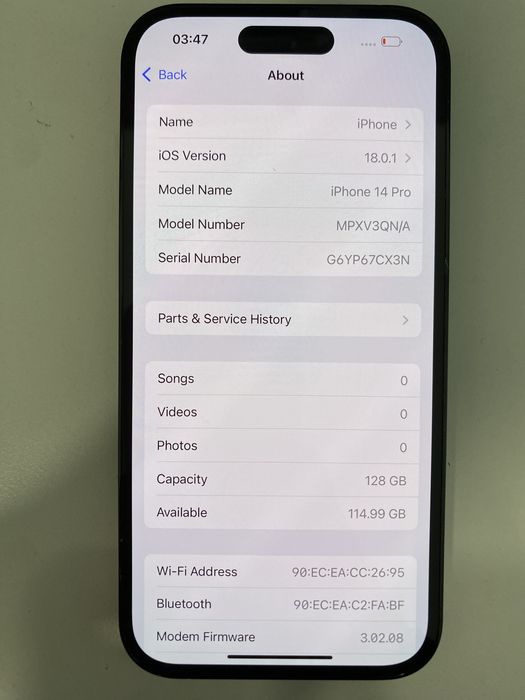 iPhone 14 Pro 128GB ID-nth928