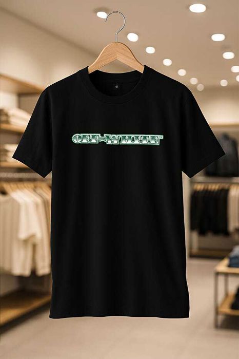 Tricou off white,nou fara eticheta