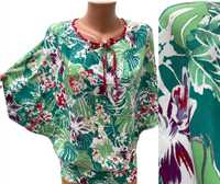 MARELLA MAX MARA размер M / L дамска шарена блуза на цветя