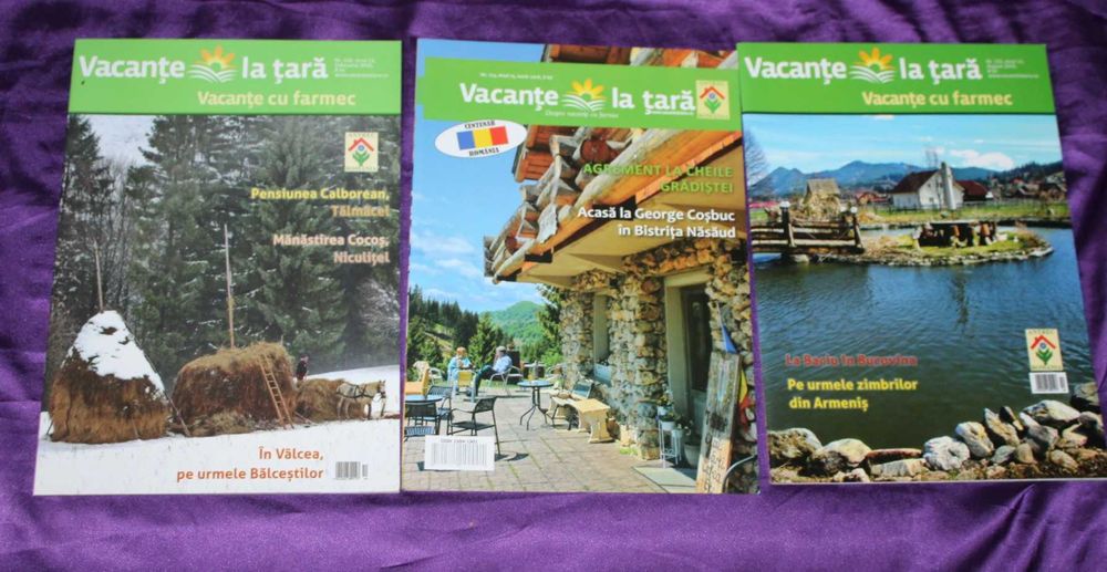 Lot 6 reviste revista turistica Vacante la tara calatorii turism rural