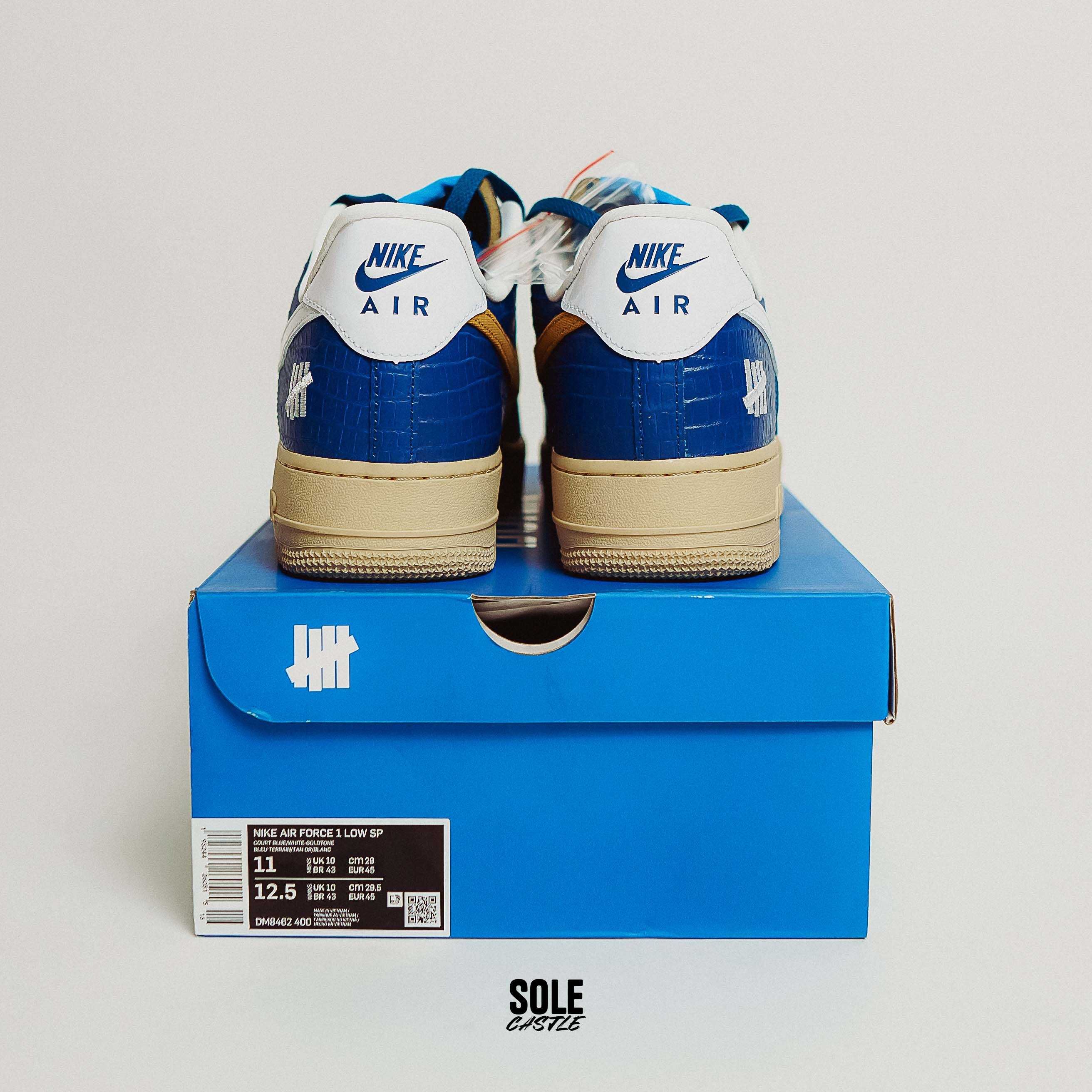 Nike Air Force 1 Low SP x Undefeated '5 On It Blue Yellow Croc’