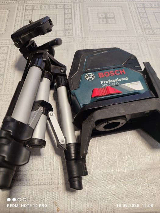Laser Bosch gclv2-15 g cu trepied