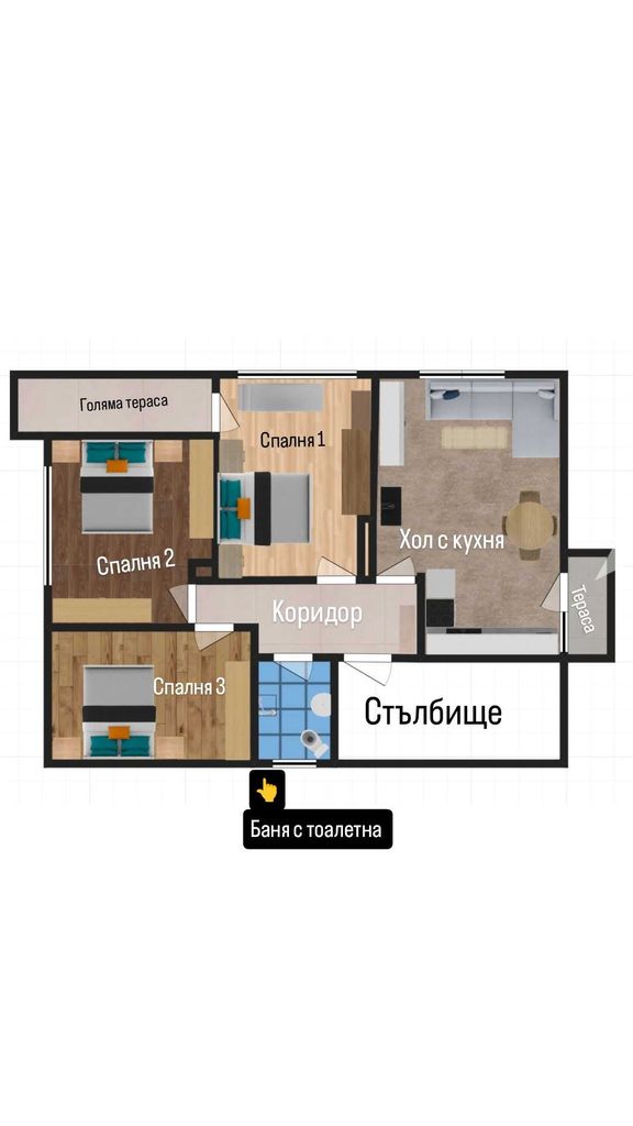Продава се Етаж от къща в Пловдив, Коматево - 200 кв.м за 885 €/кв.м - Снимка #2