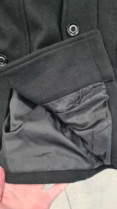 Ново черно мъжко палто / яке, размер М