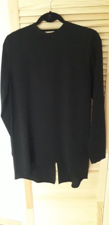 Черная туника Defacto с длинными рукавами, рубашка US Polo