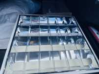 Pachet 5 Corpuri iluminat fluorescente led 60x60