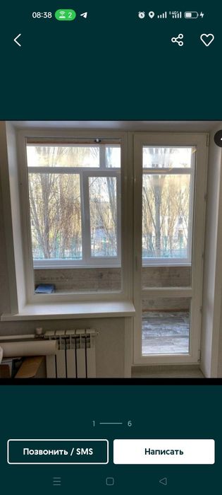 Обшивка балкона.  Окна двери пластиковые