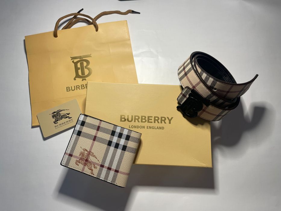 Set  Burbbery Curea/Portofel