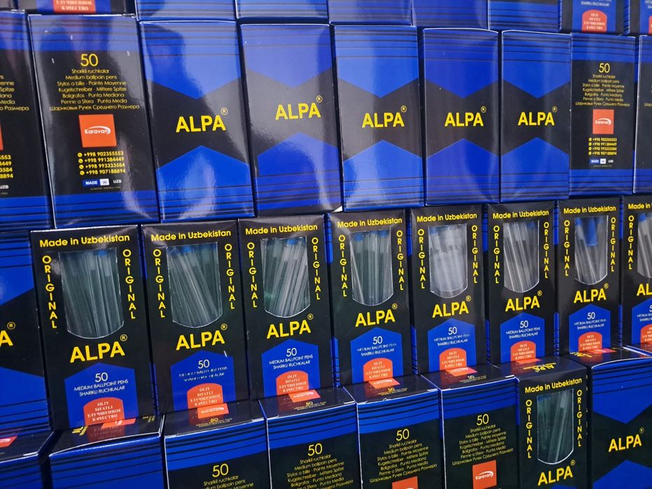 Sharikli ruchkalar arzon va sfatli 300 soʻm abyomga