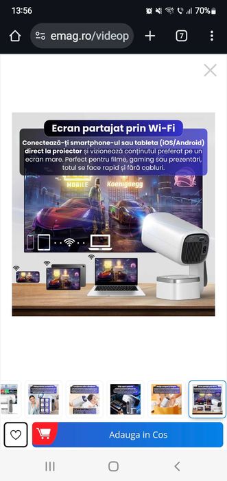 Videoproiector portabil sigilat