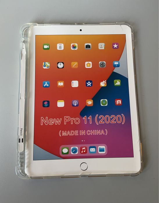 Калъф гръб таблет iPad Pro 2020/2021 с място за Pencil
