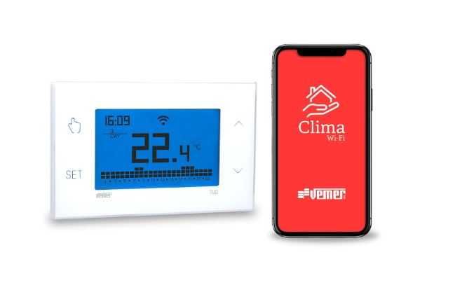Termostat inteligent VEMER TUO WiFi Lite VE785700 – Resigilat