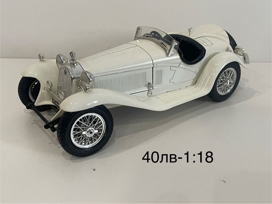 Метални колички 1:18