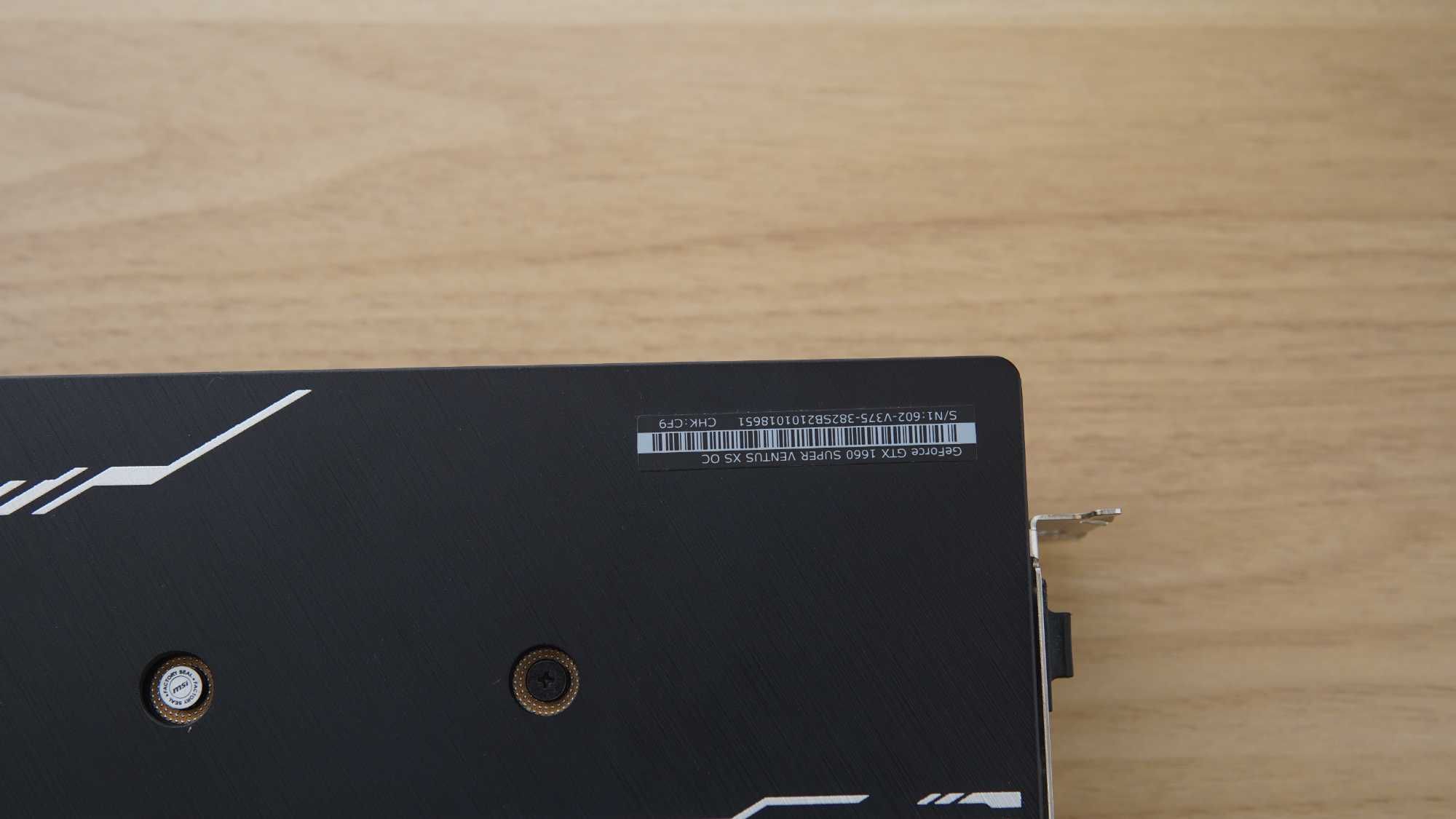 Видео Карта MSI 1660 Super Ventus XS OC Eddition [БЕЗПЛАТНА ДОСТАВКА]
