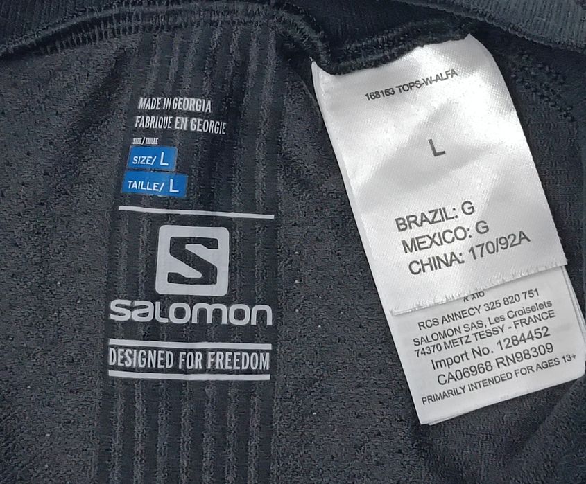 Salomon Lightweight Long Sleeve оригинално горнище L спорт туризъм
