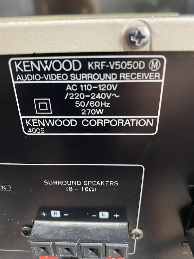 Audio,video усилитель Kenwood KRF-V5050D.