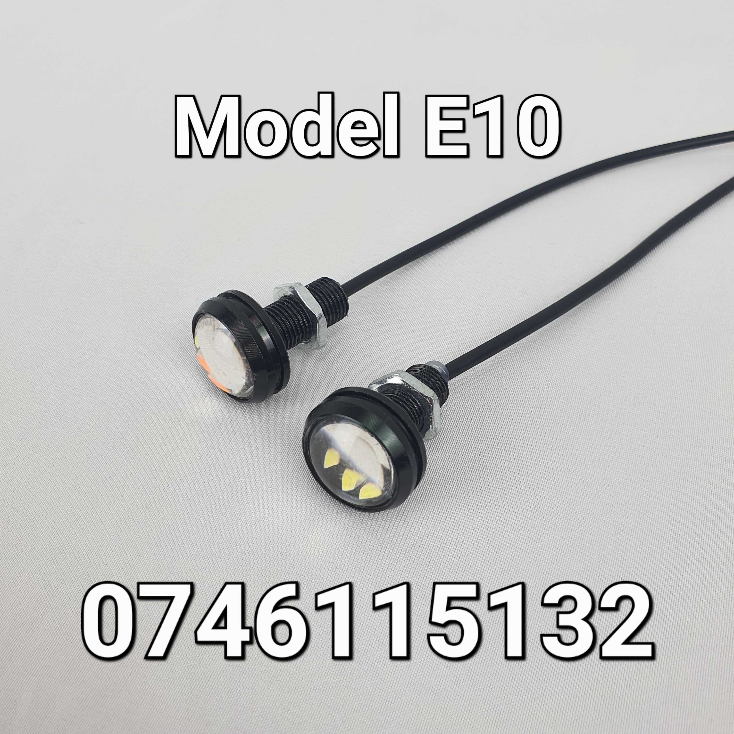 Mini Proiector LED-5W-Atv-Motocicleta-Moto-Pozitie-Semnalizare-Nou-E10