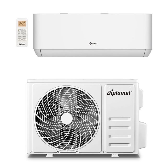 НОВО!!! Инверторен климатик DIPLOMAT DAC-120CAN, 12000 BTU, Бял, A++