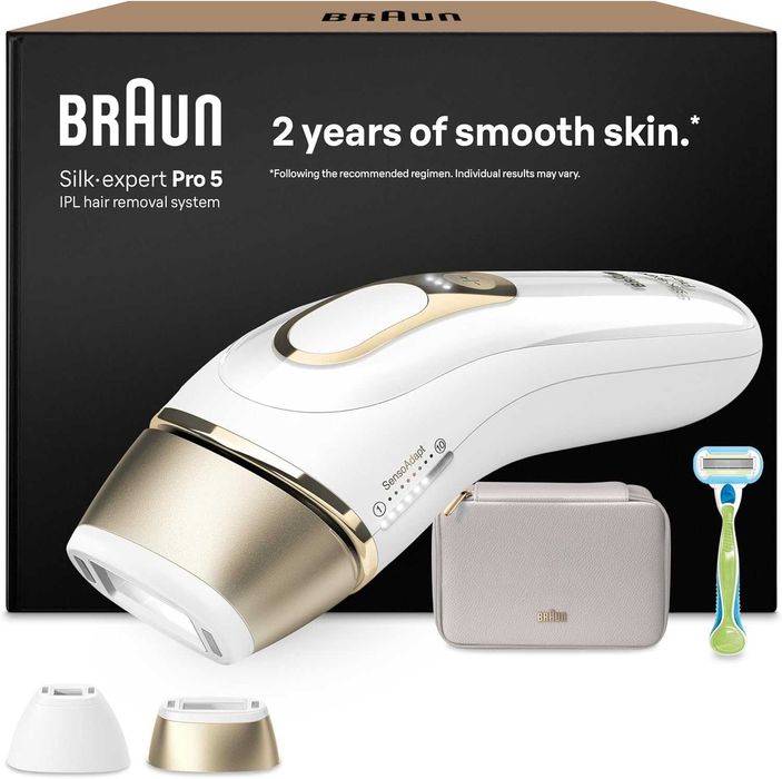 ПРОМО Нов 2г Гаранция Фотоепилатор BRAUN Silk-expert Pro PL5152 IPL