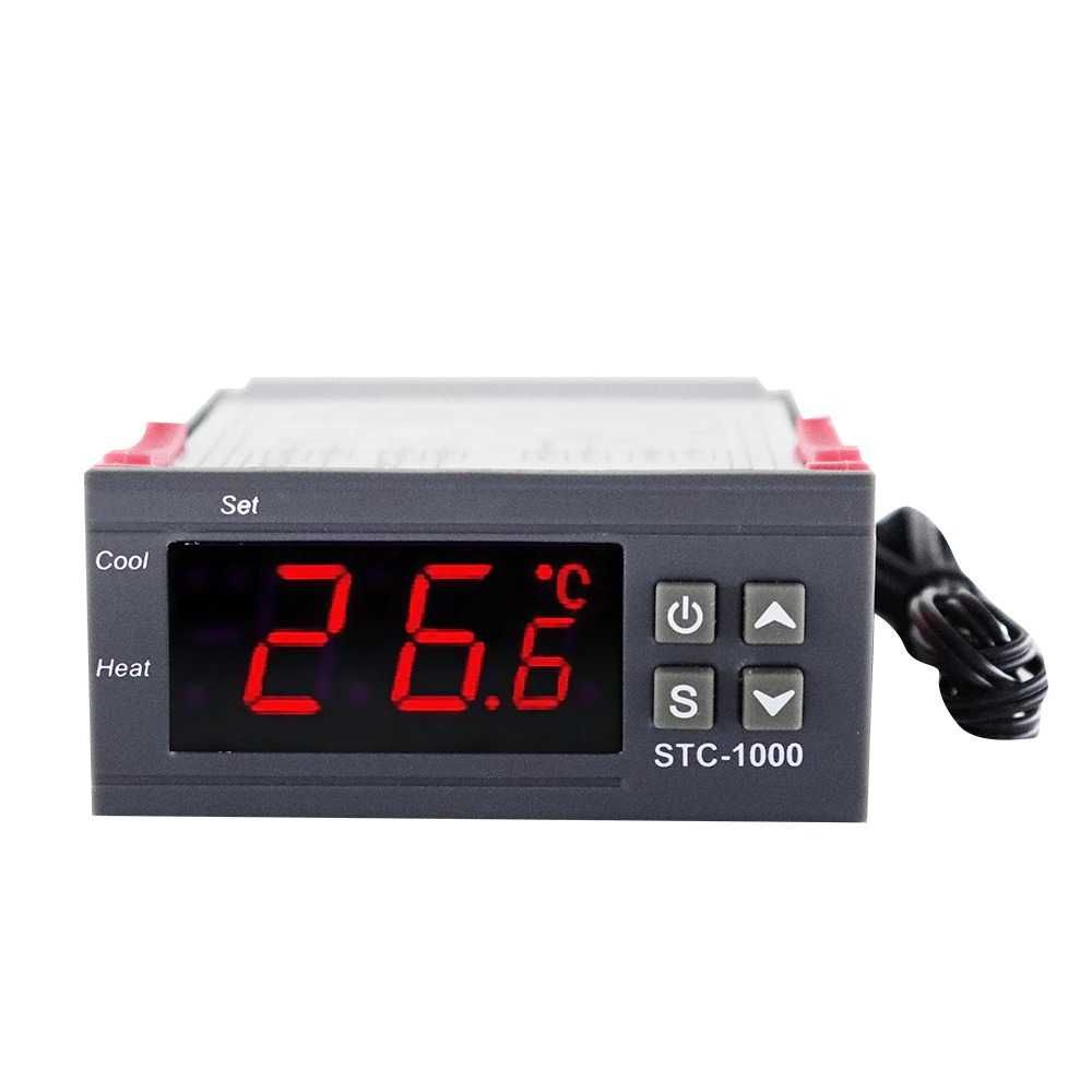 Температурен контролер, термостат с 1 сензор терморегулатор на 12V 10A