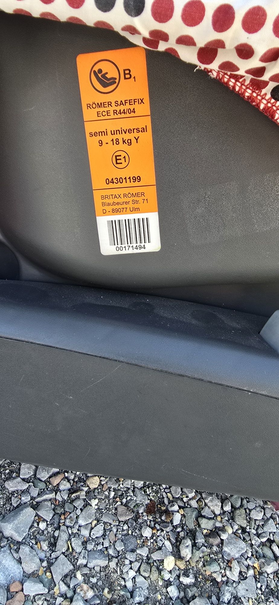 Детско столче Britax Römer 9-18 кг