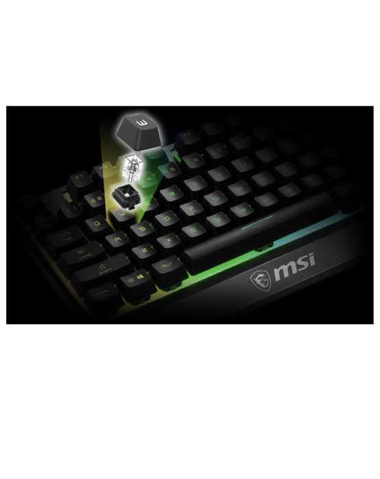 Tastatura jocuri MSI VIGOR GK30 RGB Tehnologie de comutare cu piston