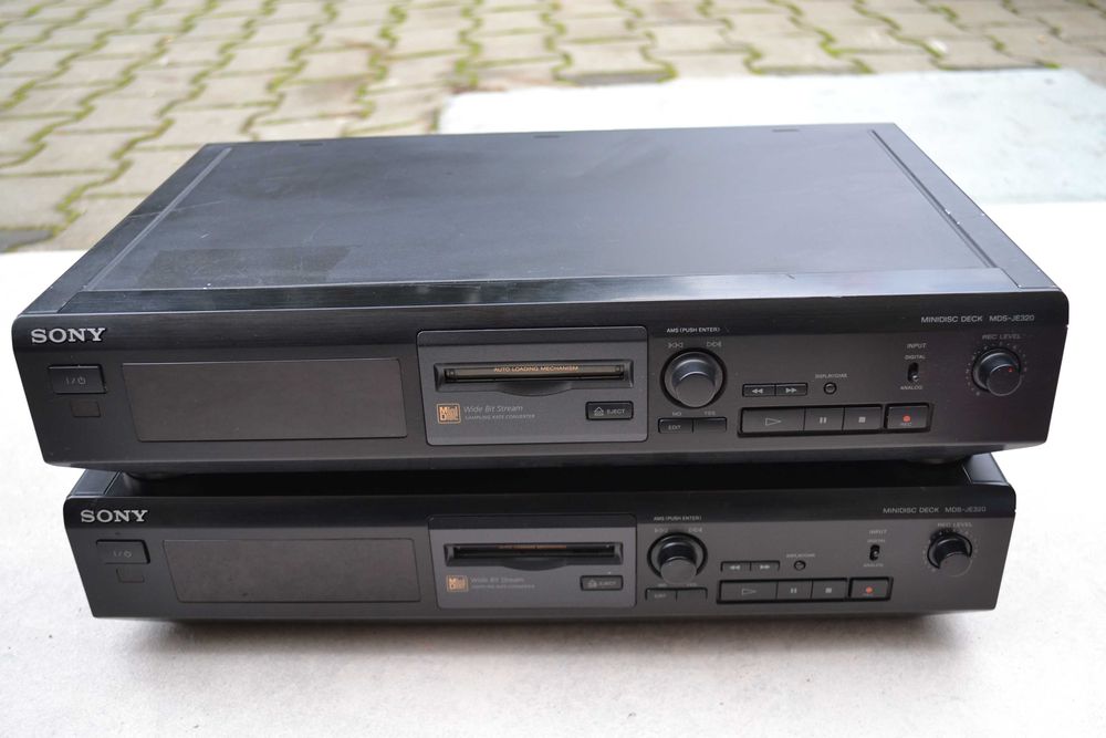 Minidisk  player  Sony   mds je510 / je320  defecte