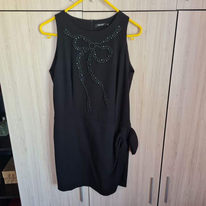 DENNY ROSE черна дамска рокля , размер L