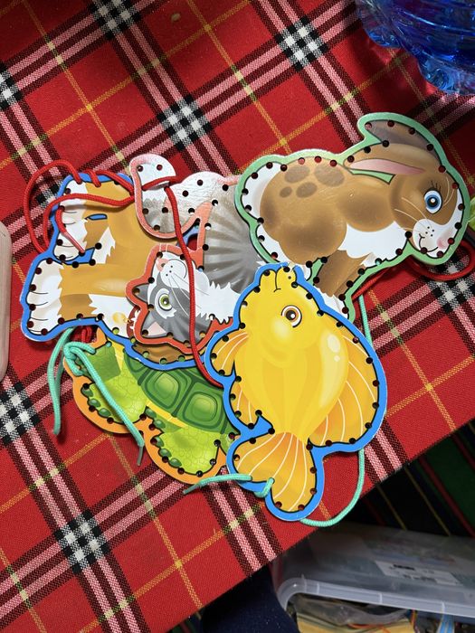 Бебешки дървени играчки лот