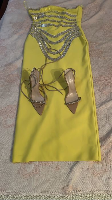 Rochie galben mustar L