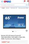Monitor/display tactil business etc NOU