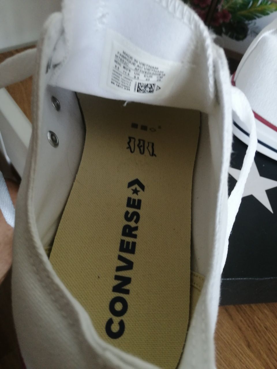 Tenisi Converse All Star Ox M7652C Optical White (nr.43, 28 cm)