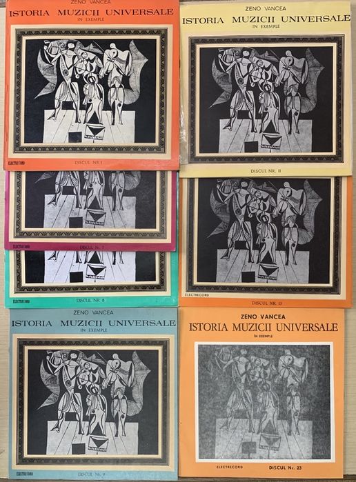 Vinil Istoria muzicii universale vol. 2,3,5,6,7,8,9,11,13.