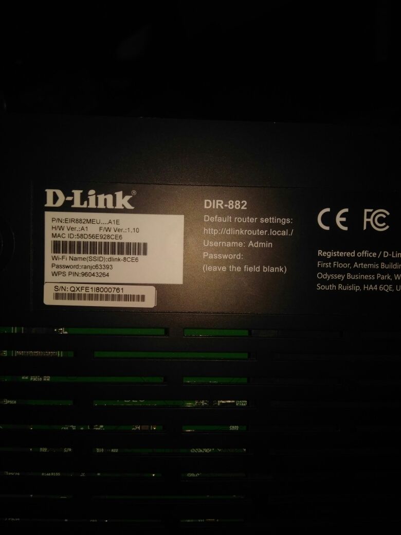 Router D-Link DIR-882, 4 port-uri wireless AC2600, Dual-Band, Gigabit,