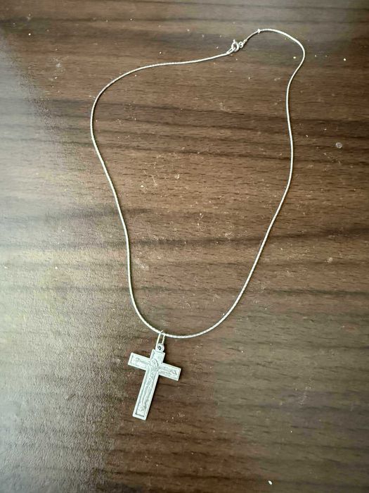 lant argint + cruciulita