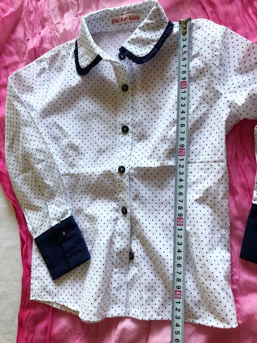 Bluzita camasa alba Six for kids 5-6 ani