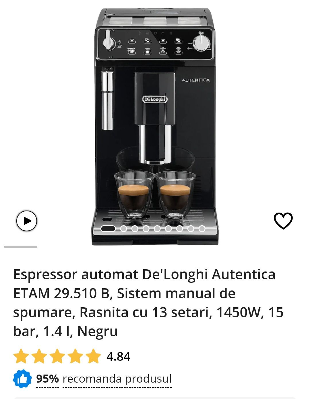 Aparat cafea delonghi autentica NOU sigilat