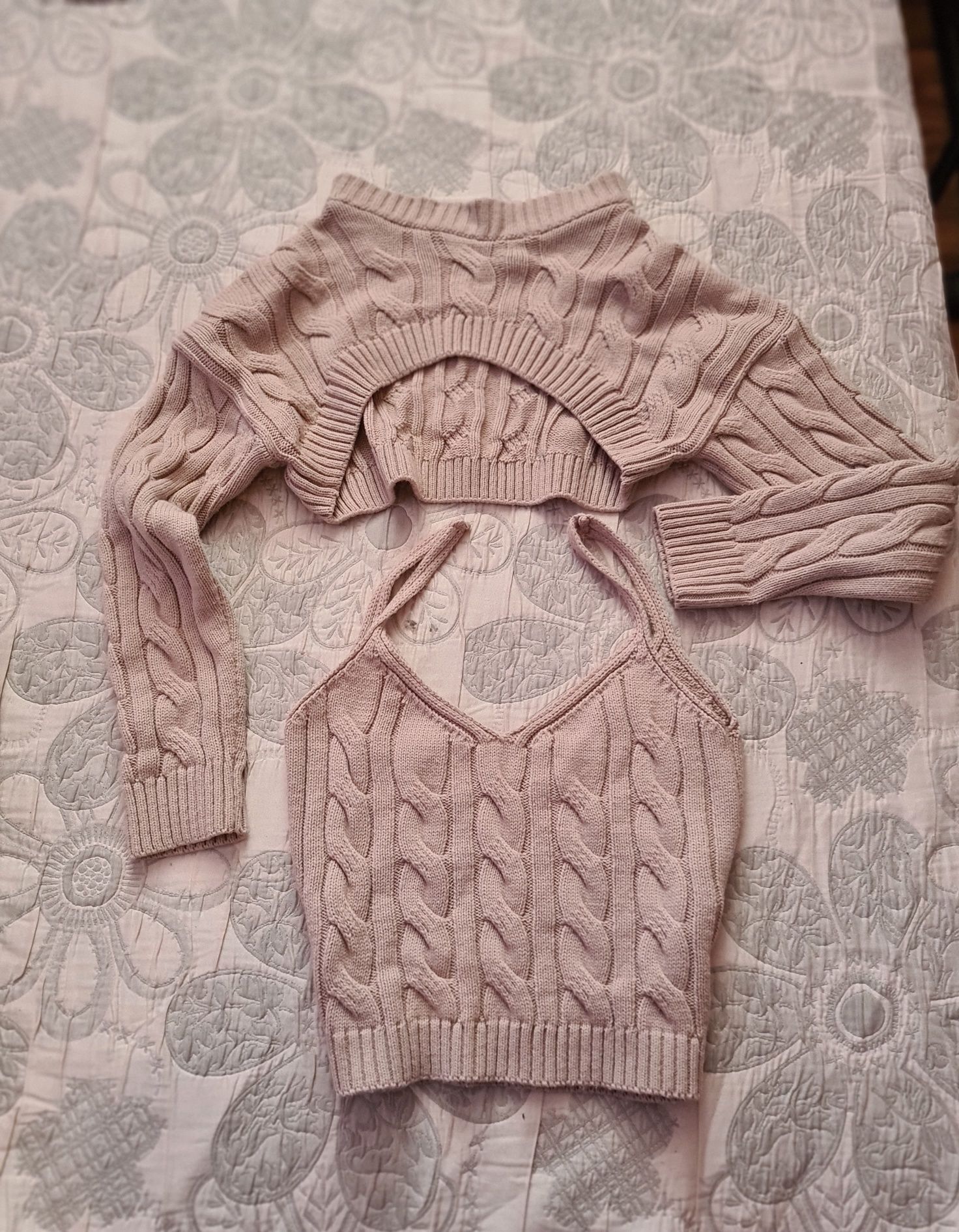 Set dama 2 piese tricotat