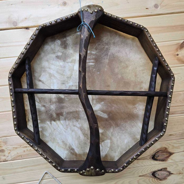 Бубен диаметр 40 - 60 см, шаманский бубен