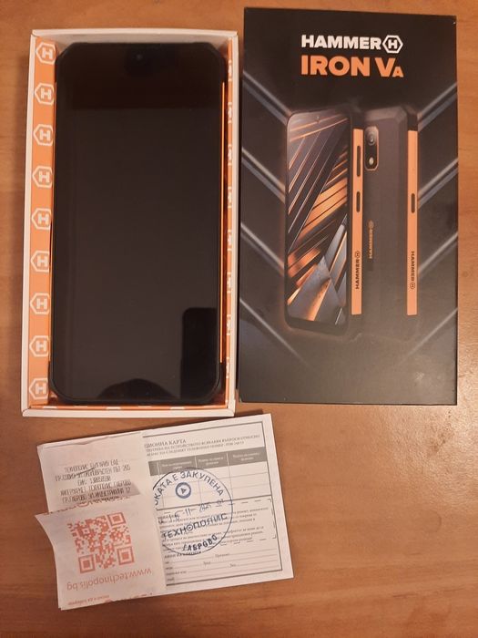 Продавам смартфон MYPHONE Hummer iron va.6500 mah. Две години гаранция